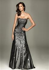 2012 Evenings By Allure Prom Dresses A423.  Available in Black, Charcoal